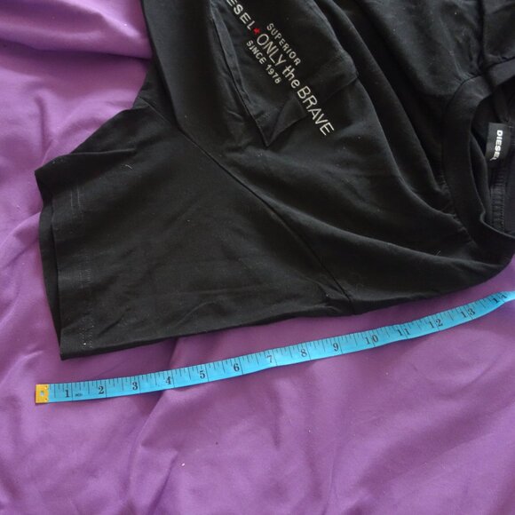 Diesel Superior Only the Brave Since 100% Cotton 1978 Black Size XL T-Shirt - Picture 7 of 11